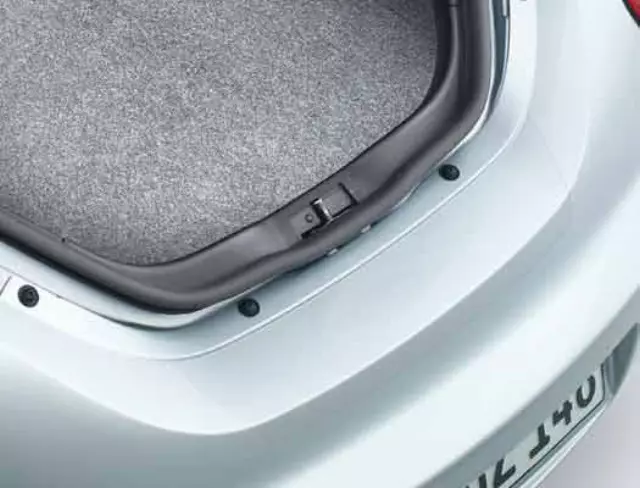 1C0061197A - Exterior: Rear Bumper Protector - Clear Vinyl for Volkswagen: Beetle Image