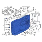 ML3Z1623942BF - Body: Door Trim Panel for Ford: F-150 Image