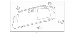 29069074008U16 - Body: Side Trim Panel for Mercedes-Benz Image