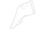 1778310800 - Heating and Ventilation: Air Duct for Mercedes-Benz: 180A, 180b, 220a, A220, A35 AMG, CLA250, CLA35 AMG, CLA45 AMG, CLA45 AMG S, EQB 250+, EQB 300, EQB 350, GLA250, GLA35 AMG, GLA45 AMG, GLB250, GLB35 AMG Image