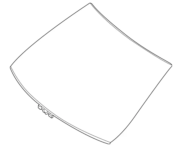 218670100164 - : Windshield for Mercedes-Benz: CLS400, CLS550, CLS63 AMG, CLS63 AMG S Image