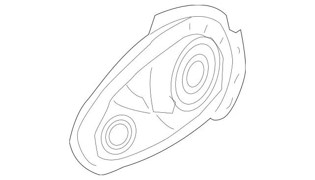 230820110264 - Electrical System: Speaker for Mercedes-Benz: SL500, SL55 AMG, SL550, SL600, SL63 AMG, SL65 AMG Image