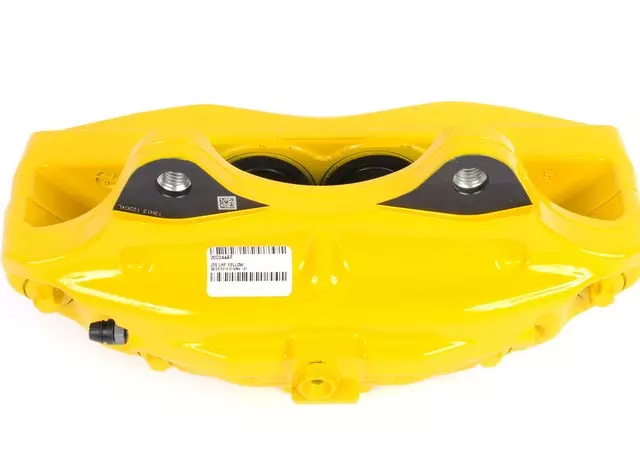 Yellow Front Driver Side Disc Brake Caliper Assembly - GM (22847794)