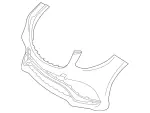 16688524009999 - Body: Bumper Cover for Mercedes-Benz: GLS 63 AMG&amp;reg; Image image
