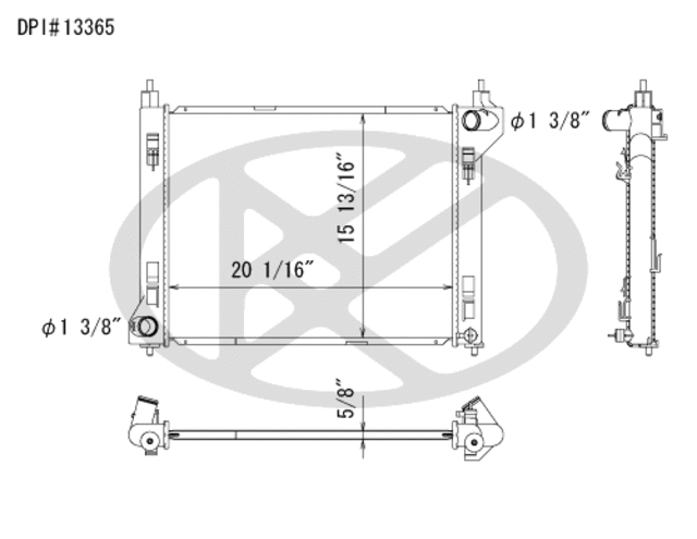 A13365 - : Koyorad Radiator for Koyo Image
