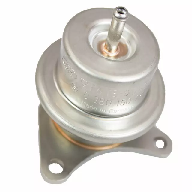 F4TZ9C968A - Fuel System: Fuel Pressure Regulator for Ford: Bronco, E-150 Econoline, E-150 Econoline Club Wagon, E-250 Econoline, E-250 Econoline Club Wagon, E-350 Econoline, E-350 Econoline Club Wagon, F-150, F-250, F-350, Mustang, Tempo | Mercury: Topaz Image