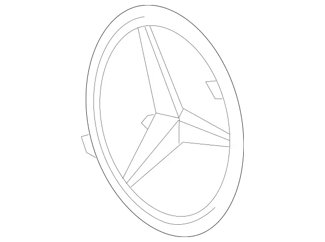 9067580058 - Body: Emblem for Mercedes-Benz: Sprinter 2500, Sprinter 3500 Image