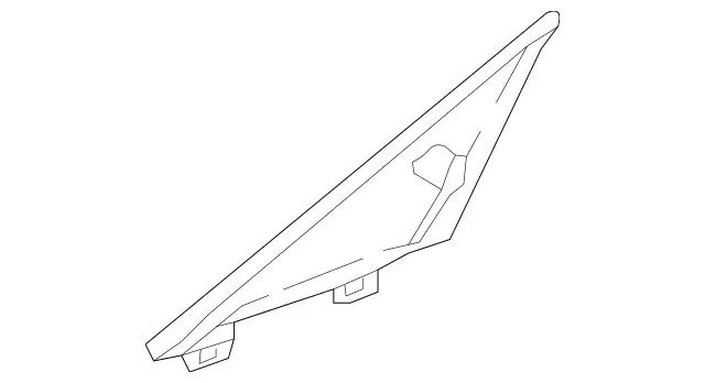 2387275300 - Front Doors: Trim Molding for Mercedes-Benz: E400, E450, E53 AMG Image image