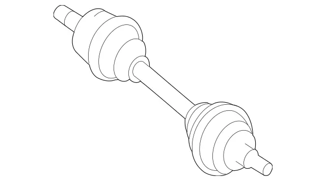 2513302001 - : Front Axle Shaft for Mercedes-Benz Image