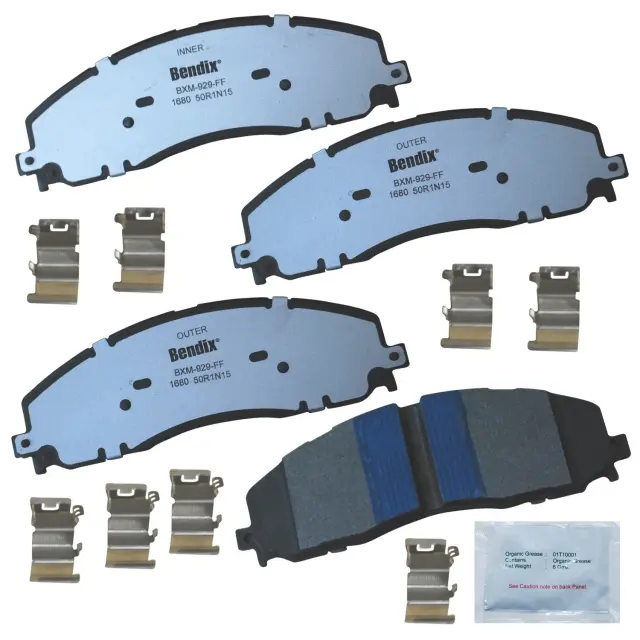 MKD1680FM - : BENDIX Fleet MetLok Brake Pad for BENDIX Image