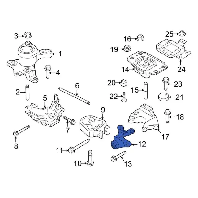 DG9Z6038H - Front Mount 2013-2020 Ford Fusion | River City