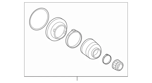 220357059102 - Rear Axle: Parts Kit, Boot for Mercedes-Benz Image image