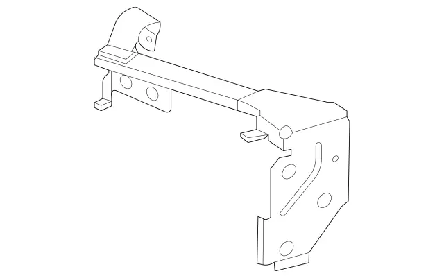 2475203200 - Front-End Assembly, Front Panel: Strut for Mercedes-Benz: GLA45 AMG Image image