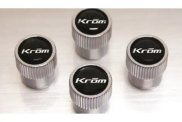 999MBVX000 - Wheels: Valve Stem Caps, Krom Logo for Nissan: Cube, Rogue, Versa, Xterra Image