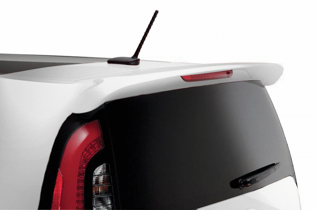 B2F34AB1001D - Exterior: Rear Lip Spoiler - Shown In Red - Clear White for Kia Image