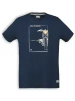 9nineTシャツ Mens-R-nineT-T-Shirt-Blue - Mens R nineT T-Shirt BMW
