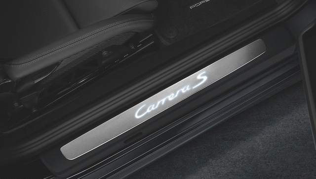 99104480214 - Exterior: Door Entry Guards in Stainless Steel for Porsche: 911 Image