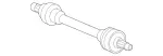 2213500810 - : Rear Axle Shaft for Mercedes-Benz: CL550, E550, S500, SL550 Image