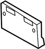 96210AT500 - Body: License Bracket for Infiniti Image