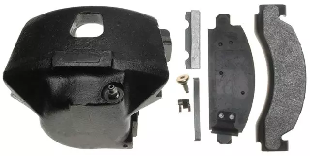 Disc Brake Caliper Assembly with Semi-Metallic Pads (Loaded Non-Coated), Remanufactured - GM (18035841)