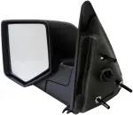 955842 - : Side View Mirror Left Power, Non-Heated, Textured for Dorman Image