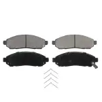 1BP00387AA - : Disc Brake Pad Set for Chevrolet: City Express | Nissan: Frontier, LEAF, NV200, Pathfinder, Xterra | Suzuki: Equator Image