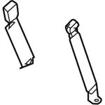 9C3Z25611B60BC - Body: Seat Belt for Ford: F-250 Super Duty, F-350 Super Duty Image