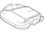 9S4Z5462901AA - Body: Cushion Cover for Ford: Focus Image