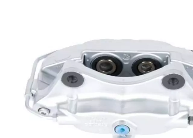 Silver Rear Driver Side Disc Brake Caliper Assembly with Cadillac V Logo - GM (25911138)
