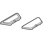 KB3Z2104374AA - Body: Speaker Cover for Ford: Ranger Image