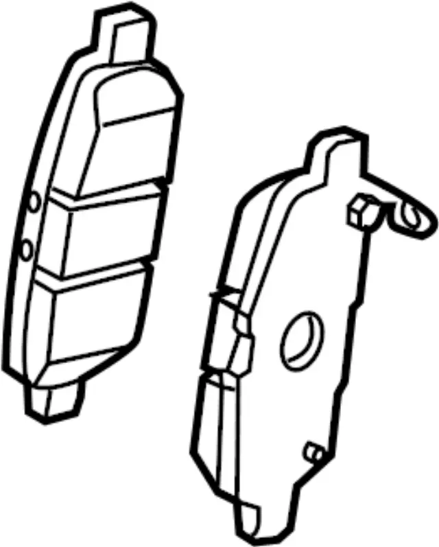 D40601MB0A - : Brake Pads Rear for Infiniti Image