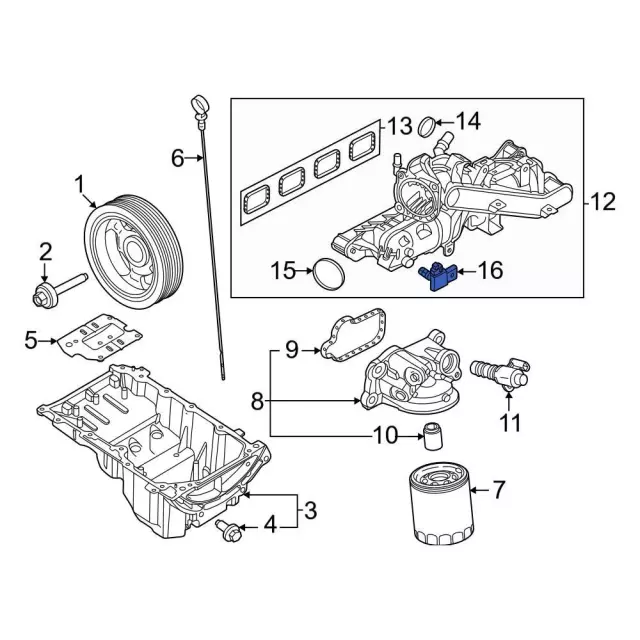 2020-2025 Ford Oxygen Sensor KX6Z-9F472-B | OEM Parts Online
