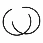 8C3Z6140A - : Retainer Piston Pin for Ford Image