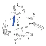 AU2Z18V124BM - Suspension: Suspension Shock Absorber for Ford: F-150 Image