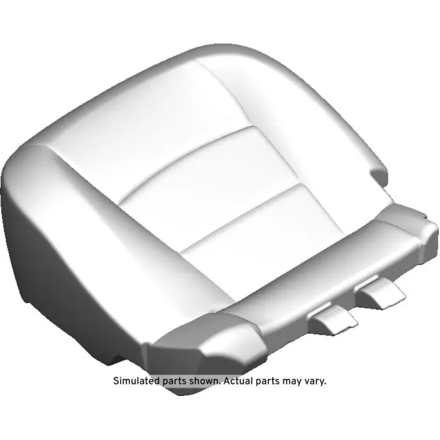 22970729 - : Jet Black Rear Driver Side Seat Cushion for GM Image