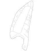 17691051039116 - Body: Outer Cover for Mercedes-Benz Image