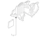 8308402 - : AC &amp; Heater Case for Mercedes-Benz Image