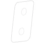 1664910018 - Exhaust System: Base Plate for Mercedes-Benz Image