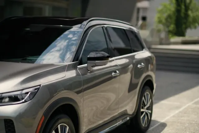 T99L26SA2A - : Mirror Covers - Dark Chrome for INFINITI: QX60 Image