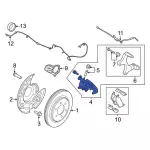 ML3Z2553D - Brakes: Caliper for Ford: F-150, F-150 Lightning Image