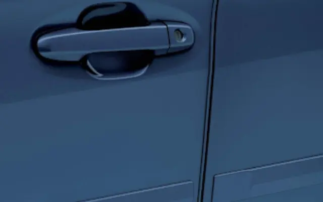 SOA801P031G7 - Exterior: Door Edge Guards, Horizon Blue Pearl for Subaru: Crosstrek Image