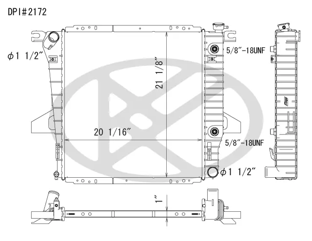 A2172 - Cooling Systems: Koyorad Radiator for Koyo Image