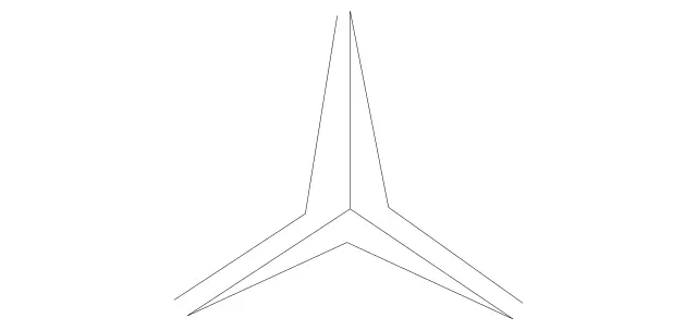 2197580058 - Body: Emblem for Mercedes-Benz Image