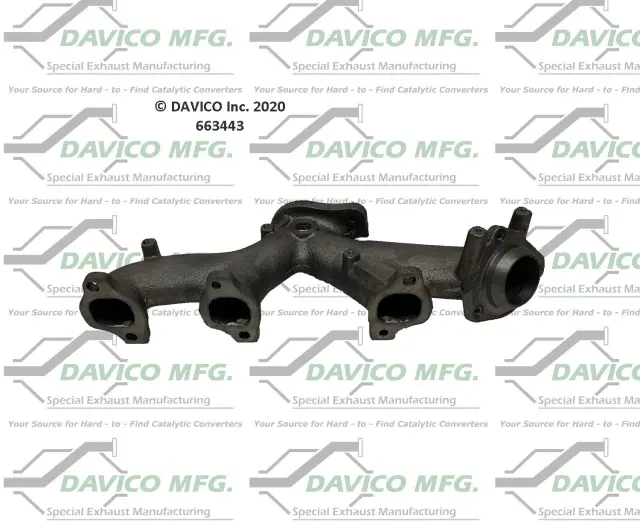 663443 - Exhaust: Stand alone Exact-Fit exhaust manifold for DAVICO CONVERTERS Image