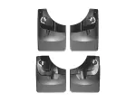 110044120044 - : Black MudFlap No-Drill DigitalFit® MudFlap Kit for WeatherTech Image