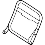 FL1Z7861019C - Body: Seat Back Frame for Ford: Expedition | Lincoln: Navigator Image