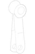 4633200132 - Springs, Suspension and Hydraulics: Link Rod for Mercedes-Benz: G55 AMG, G550, G550 4x4, G63 AMG, G65 AMG Image