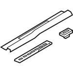 ER3Z6313209AA - Body: Scuff Plate for Ford: Mustang Image