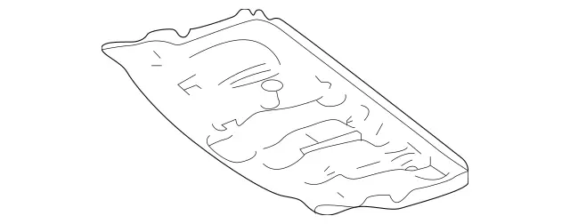 166610057564 - Substructure: Spare Wheel Well for Mercedes-Benz Image