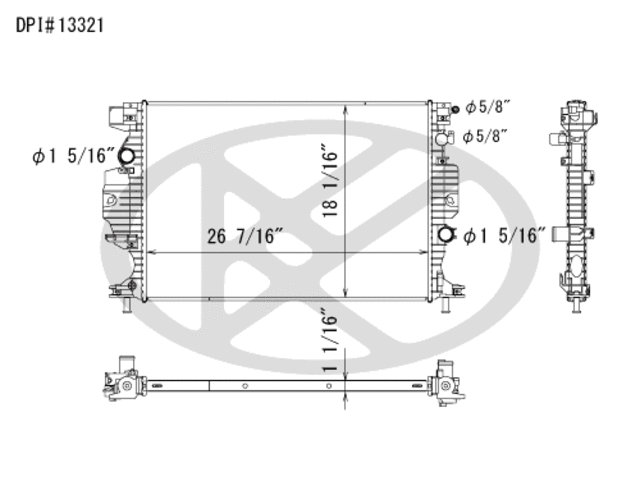 A13321 - : Koyorad Radiator for Koyo Image